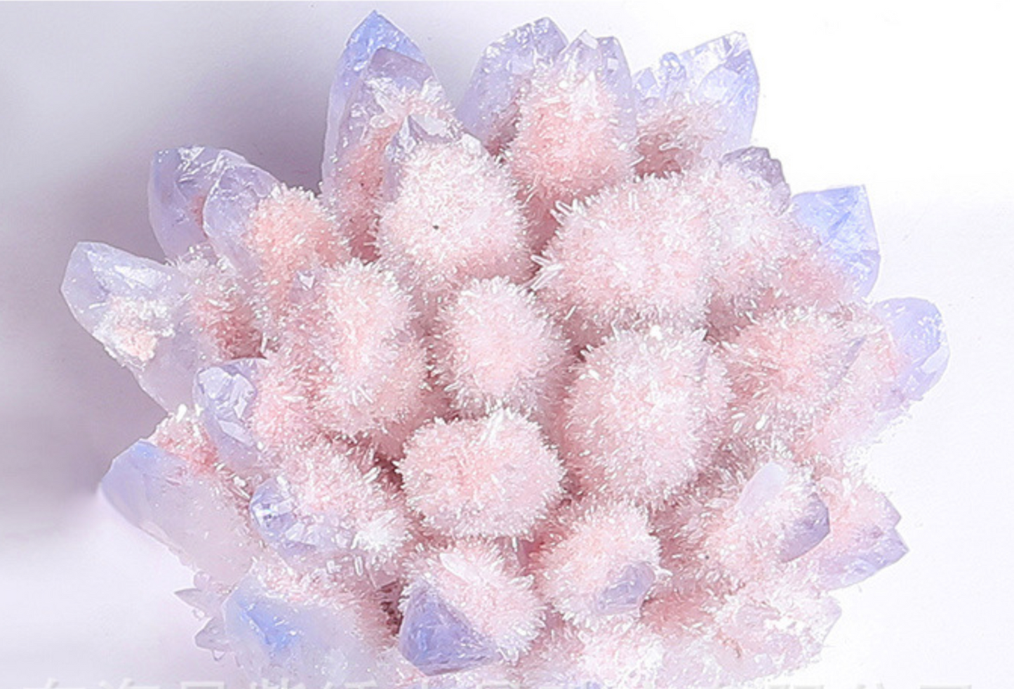 Natural Rose Crystal Cluster, Pink Crystal Stone, Pink quartz, Flower Quartz Crystal Cluster, Crystal Gemstone